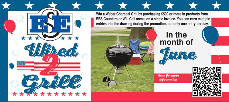 June 2026 Electric Times - Win a Weber Charcoal Grill with Elliott Electric Supply