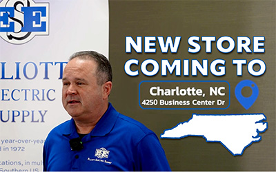  Elliott Electric Supply expansion into North Carolina in Charlotte, NC