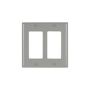 2152GY - Wallplate 2G Decorator Thermoset STD Gy - Eaton