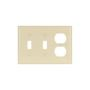 2158VB0X - Combination Wallplate, Ivory, Togg - Eaton