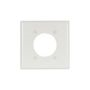 2168WB0X - Wallplate 2G SGL Rec W/2.1563"Hole THRMST WH - Eaton