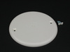 2336WH - NM Round Blank Cover 2300 White - Wiremold