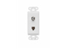 26TELTVWCC10 - Telephone 2 Outlet 4W W - Legrand-On-Q