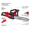 272720 - M18 Fuel 16" Chainsaw (Tool Only) - Milwaukee®