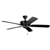 330018SBK - The Basics Pro Ceiling Fan Offers A 5-Blade Classi - Kichler