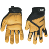 40221 - Journeyman Leather Gloves, Large - Klein Tools