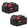 48111852 - M18 Redlithium XC5.0 Extended Capacity Battery 2PK - Milwaukee®