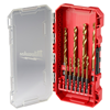 48894633 - 10PC Shockwave Red Helix Titanium Drill Bit Set - Milwaukee®