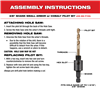 49560708 - 1-1/8" Hole Dozer + Carbide Teeth Hole Saw - Milwaukee®