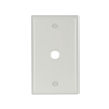 5128WB0X - Wallplate 1G W/.375" Hole Nylon STD WH - Eaton