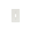 5134W - Wallplate 1G Toggle Nylon STD WH - Eaton