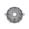 53720 - HBL 4" RND WP Splice BX, (5)3/4HUBS Gry - Hubbell--Raco
