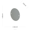 53740 - HBL 4" RND Blank CVR - Bell