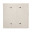 93852B0X - Wallplate 2G Blank Box Mount Oversize SS - Eaton