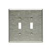 93872B0X - Wallplate 2G Toggle Oversize SS - Eaton