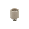 969B0X - Socket W/Hickey Keyless Med Base Porc WH - Eaton