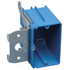 B121ADJ - 1G Blue PVC Wbox Adjbrkt - Carlon