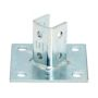 B280ZN - BLTD 6X6, 3-1/2 Angle SPRT ZN PLT Post Base - Cooper B-Line/Cable Tray