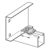 B303438ZN - PHGR 3/8" Zinc Plate WDG C-Clamp - Eaton B-Line Series