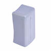 B822AW - BLTD 3-1/4" WHT Plastic End Cap - Eaton