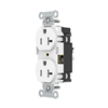 BR20STW - Edge Duplex Recp Com 20A 125V WH - Wiring Device-Kellems