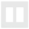CW2WH - Claro Wallplate 2 Gang White - Lutron
