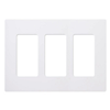 CW3WH - Claro Wallplate 3 Gang White - Lutron