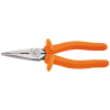 D2038NINS - 8" Insulated Long Nose Pliers, Side-Cutting/Stripp - Klein Tools