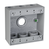 DB775S - Tam 2G WP Gray Box - Seven 3/4" Holes - 30 Cu In - Hubbell--Raco