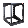 E19SWM12U24 - Open Frame Wall Mount Black Steel 12U Rack - Nvent Hoffman