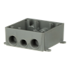 E382DE - 2G Rect WP Tbox 7grythrholes - Carlon