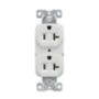 EZ5362W - Modular 20A Duplex WH - Eaton