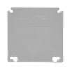 EZXKL - Ez 2G 4" SQ Blank Lid (Cover) - PVC & Accessories