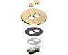 FLB6220MBLR - 6" Brass CVR Kit W/LR and Threaded Plugs - Arlington Industries