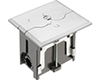 FLBAF101NL - SG Rect Nickel Floor Box Cover With Flip Lid - Arlington Industries