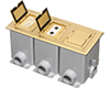 FLBC8530MB - Brass 3G Floor Box Frame Kit - Arlington Industries