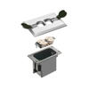 FLBRF101NL - 1G Nickel Plate Floor Box Flip Lid - Arlington Industries