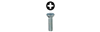 FMDD632114 - #6-32 X 1-1/4'' Phil/SQ Flat Head Machine Screw - LH Dottie