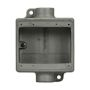 FSC222SA - 3/4 NPT Al FS BX Two Gang Thru Feed - Crouse-Hinds