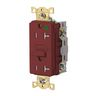GFRTW83R - 20A 125VAC Comm HG TRWR GFR Red - Wiring Device-Kellems