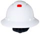 H801RUVEA - H-801R-Uv-Ea, Full Brim, Ratchet, WHT, 20/CS - 3M