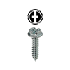 HWSMS101 - #10 X 1'' Phil/Slot HWH Sheet Metal Screw - LH Dottie