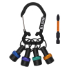 K33850 - Bit Holder Keychain Set, 5-Piece - Klein Tools