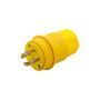 L1630PW - Plug WT 30A 480V 3PH 3P4W H/L Yl - Eaton Wiring Devices