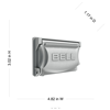 MX1250S - HBL 1G WP Gfci Gray Horizontal Cover - Hubbell--Raco