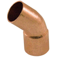 N3312 - 3/8" FTG X C 45 Street Elbow - SPC