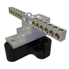 NB35012WR16 - 350MCM-6STR Al Mech Neutral Bar W/R16 MNT Block - Ilsco Corporation