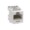 NKP5E88MWHQ - Cat 5E 8-Pos. 8 Wire Keystone Punchdown Jack White - Panduit