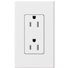 NTR15TRWH - Arch 15A Receptacle Tamper Resistant White - Lutron