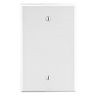 P13W - Wallplate, 1-G, Box MT Blank, WH - Wiring Device-Kellems